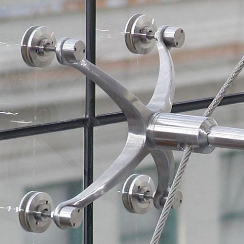 Glass railing parts